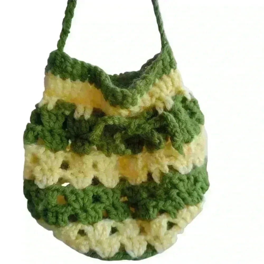 Handmade Adorable Little Girls Crochet Pouch/ Purse